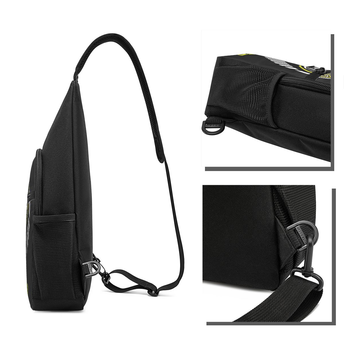 The Smiler Alton Towers Merch  - Sling Backpack Shoulder review and price